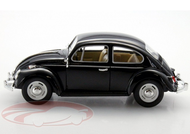 wastafel troon tweedehands Volkswagen classic beetle, zwart 1967 Kinsmart | KT7002WBK
