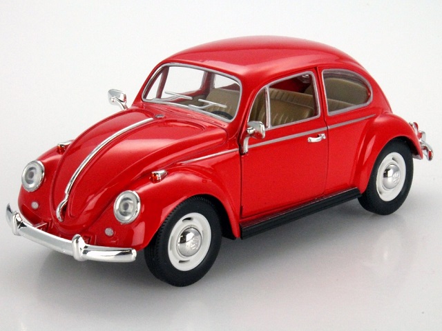 Vreemdeling aansporing Inloggegevens Volkswagen classic beetle, rood 1967 Kinsmart | KT7002WR