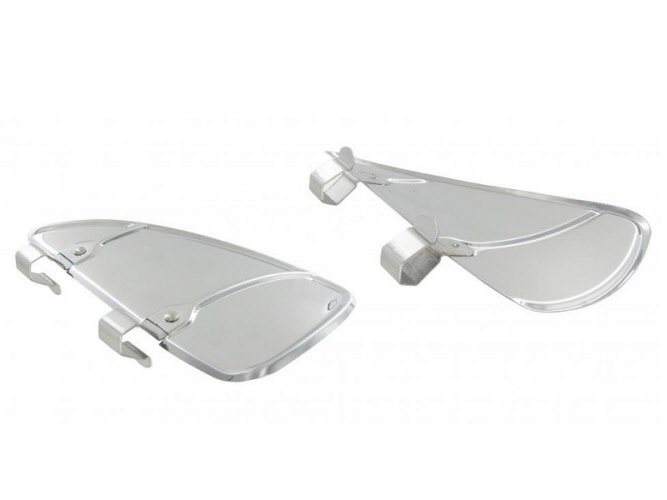 Breezies wind deflector RVS Montage aan tochtruit 2stk AAC252