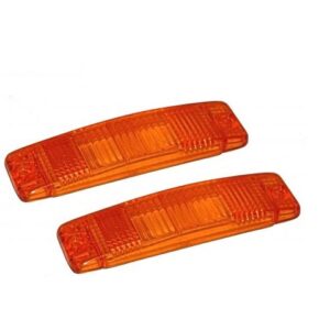 Knipperlicht lens oranje Hella kever 8/74-> 2stk