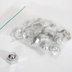 Wielbout kapjes chroom 20stk
