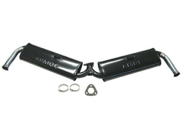 Dual quiet pack demper zwart