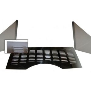 Firewall chroom/louvers 3 delig
Kever