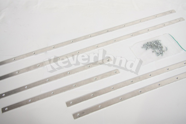 Kapframe afdichtrubber bevest.set 
Kever cabriolet 8/64->7/70