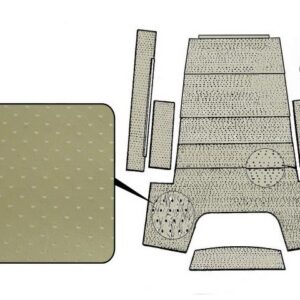 Hemel kever deluxe 8/57 ->7/67 4 baleinen
Wit perforatie B kwal. TMI