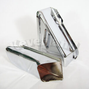 Motorbeplating oliekoeler chroom 2stk
13/1600 8/70-> dubbel poorts