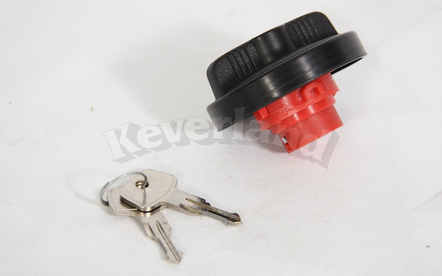 Benzintankdop met slot kever/KG/Type3  8/67->12/71
T2 8/71->7/72 A-kwaliteit RVS