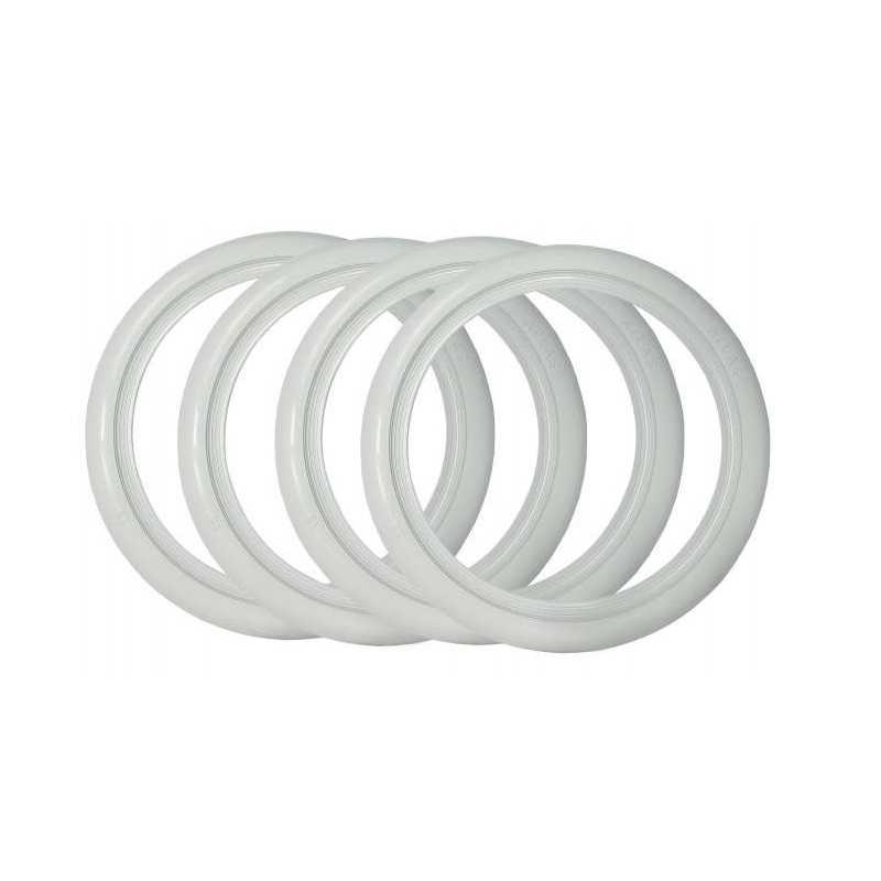 Witwandring 16 inch 4stk
Montage tussen band en velg