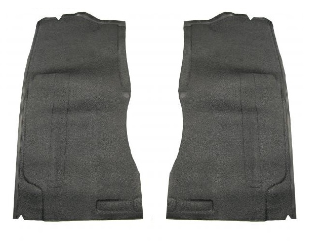 Mattenset rubber naast voorstoelen buitenkant
Zwart T2 8/67->7/79