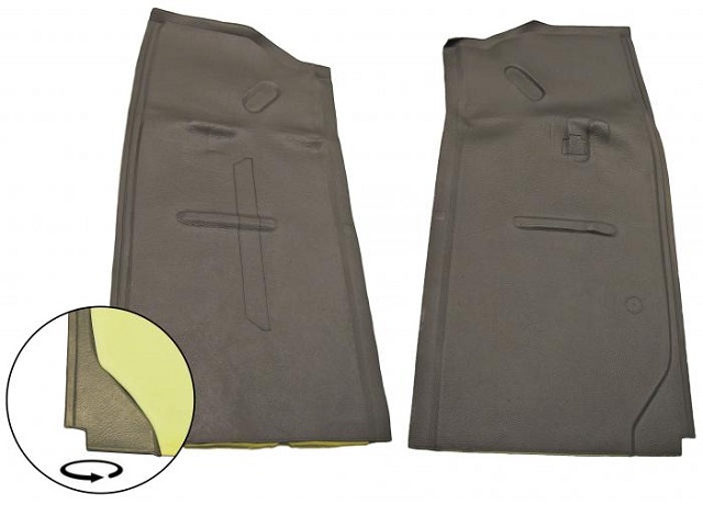 Mattenset  rubber naast voorstoelen 
T1 4/62->7/67