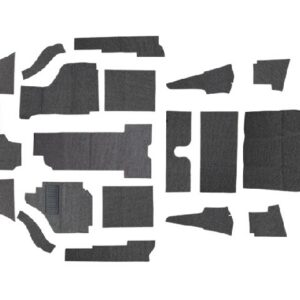 Tapijtset KG zwart coupe 8/69->