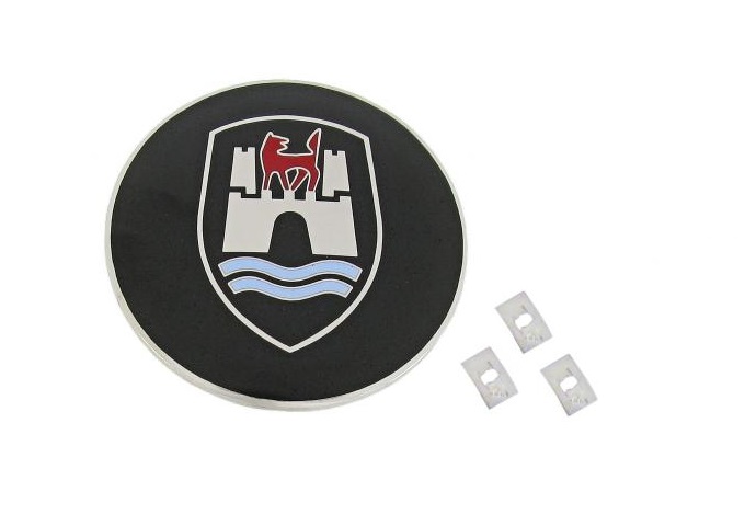 Velgdop logo Wolfsburg logo geëmailleerd
