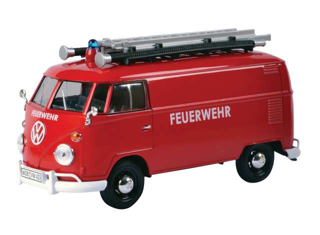VW T1 feuerwehr 1:24 rood
incl dakrek/ladders