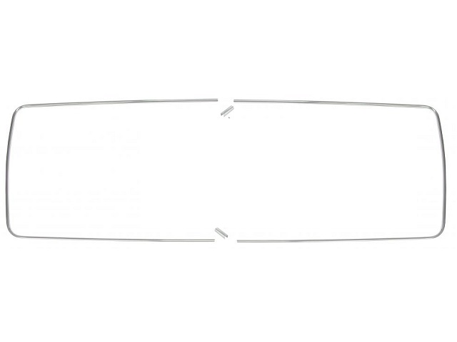 Ruitpees aluminium zij midden zonder tochtruit 
T2 8/67->7/71