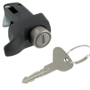 Motorklepslot met sleutel zwart
T2 8/71->7/79