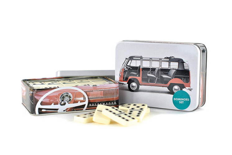 VW bus dashboard domino set