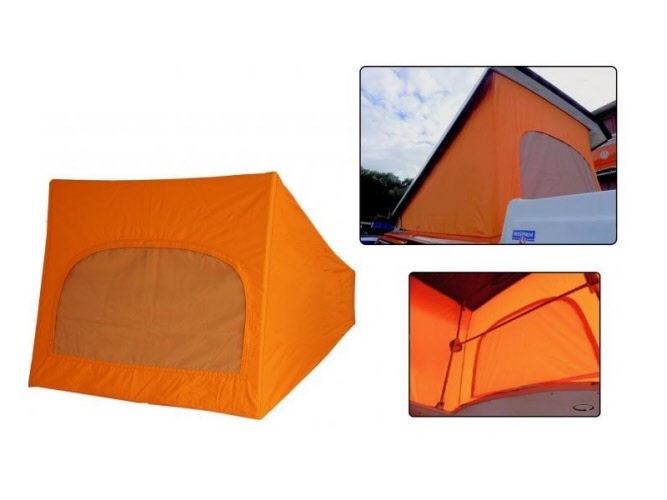 Westfalia tentdoek scharnier achterzijde
T2 8/74->7/79 oranje 1 raam