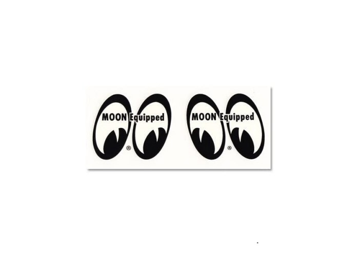 MOONEYES Equipped Eyes Sticker
left/right 4 inch set