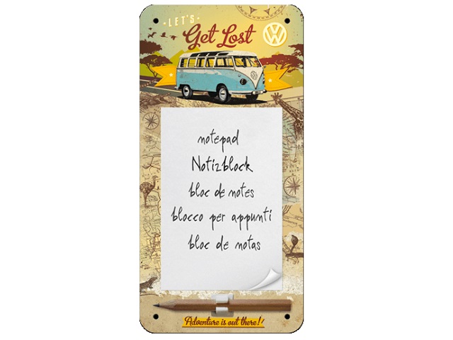Kladblok VW Bulli
Let's get lost