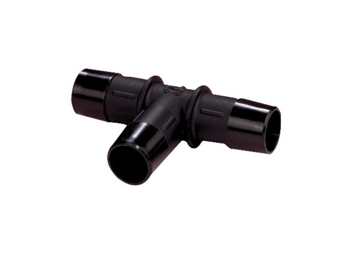 Benzineslang T-stuk 12 mm plastic