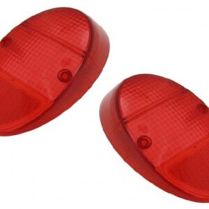 Achterlicht lens rood kever B. kwal.
8/61->7/67 1200->7/72  2stk