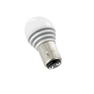 LED lamp 12v 2.6 en 0.5 Watt (vervangt 21/5 Watt)
bajonet rem/achterlicht