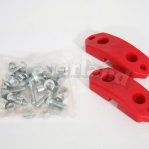 Versnellingsbak rubberset urethaan rood 
8/60->7/72