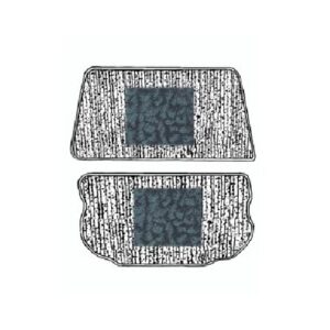 Kofferbekleding zwart kever 1302