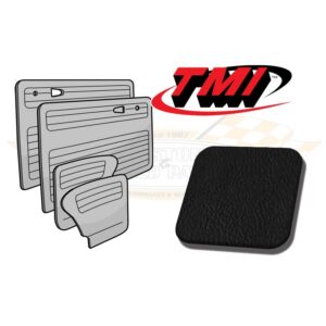 Deurpanelen set zwart ZONDER pockets
Kever sedan 8/66-> 4stk  TMI