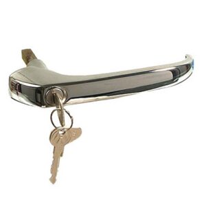 Handvat schuifdeur buitenzijde chroom
T2 8/67->7/73