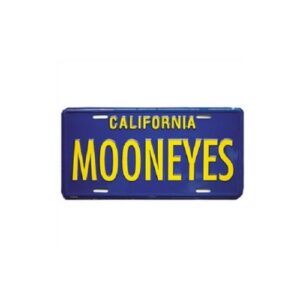 MOONEYES kentekenplaat blauw/geel
CALIFORNIA MQQNEYES