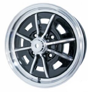 Velg Sprintstar zwart/ gepolijst 5.5x15inch ET25
4x130 Kever/KG