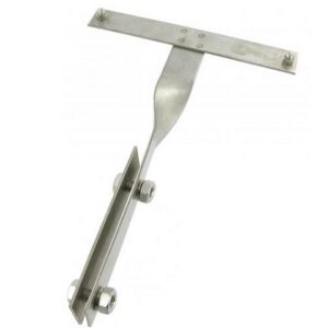 NL plaatje steun RVS voor brede bumpersteun 
Kever 13/1600 8/67-> 1200 8/73->