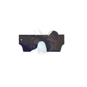 Mat achter pedalen zwart rubber
kever 10/52->7/57