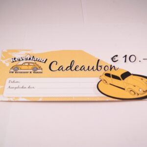 Cadeaubon 10 euro