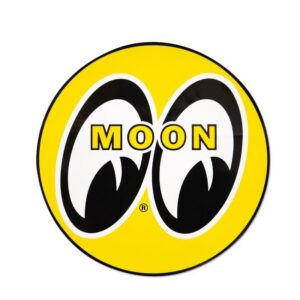 MOONEYES Eyeball sticker Logo 300 mm 
12 inch Yellow