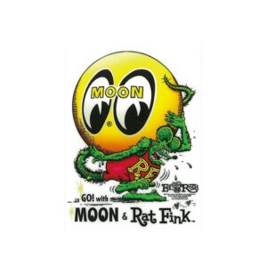 MOONEYES X RAT FINK
Eyeball sticker