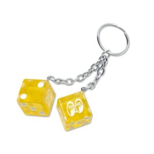 MOONEYES sleutelhanger TWIN DICE
GEEL