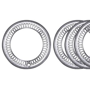 Velg sierringen 4stuks FLAT4
kever/KG 10/52->07/65 15 inch 5x205