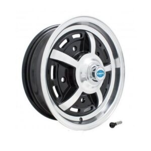 Velg Sprintstar  hoogglans zwart/gepolijst
  5x15inch 5x205 ET20  Kever/KG/VW181/T1