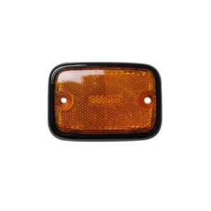 Zijreflector voorzijde  zwart/oranje
 T2 8/72->7/79