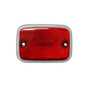 Zijreflector achterzijde zilver/rood
T2 8/67->7/72