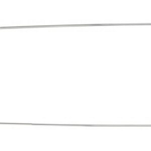 Ruitpees aluminium zij midden met tochtruit 
T2 8/67->7/71  incl. sluitstukken