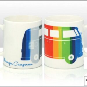 Drinkmok VW T1 per stuk
Coloured stripes campervan
