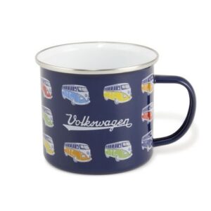 Drinkmok VW T1 samba multicolour
Emaille  per stuk