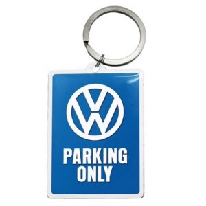 Sleutelhanger VW parking only blauw