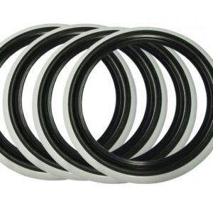 Witwandring zwart-wit 15 inch 4stk
Montage tussen band en velg